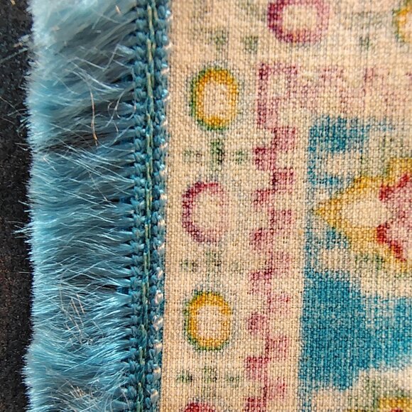 Set of 4 Vintage Woven Cigar Box Rugs – Factory No. 64 NY – Miniature Dollhouse - Picture 9 of 10